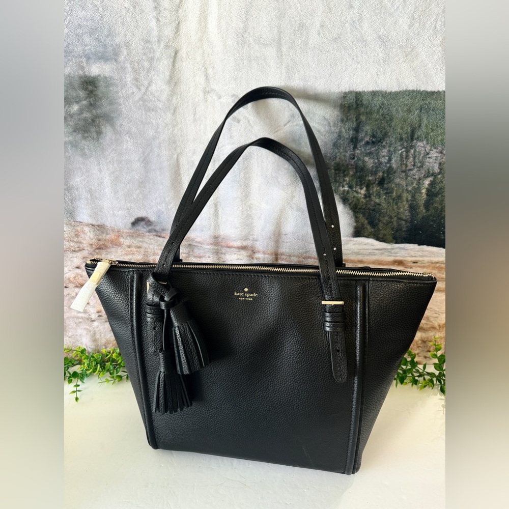 ♠️  Kate Spade Orchard Street Maya Black Pebble Leather Bag